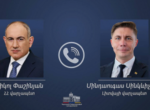 Տեղի է ունեցել Հայաստանի և Լիտվայի վարչապետների հեռախոսազրույցը