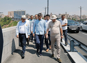 Փաշինյանը ծանոթացել է Կիևյան կամրջի երթևեկելի հատվածի հիմնանորոգման աշխատանքներին
