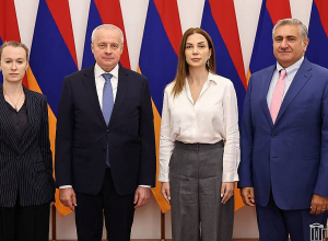 Աննա Գրիգորյանն ու Արթուր Խաչատրյանը հանդիպել են ՌԴ դեսպան Սերգեյ Կոպիրկինին և դեսպանության խորհրդականին