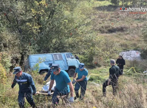 ՈւԱԶ-ը գլորվել է ձորը․ կա 1 զոհ, 3 վիրավոր