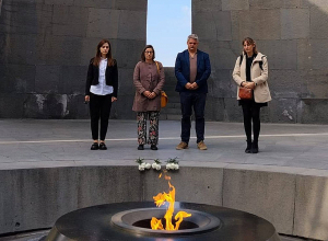 Լիոնի քաղաքապետարանի պատվիրակությունն այցելել է Հայոց ցեղասպանության հուշահամալիր